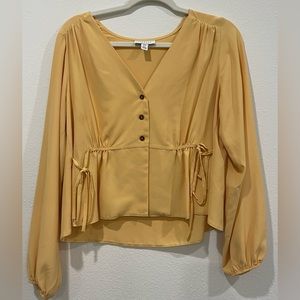 Top shop Blouse Yellow Size 4